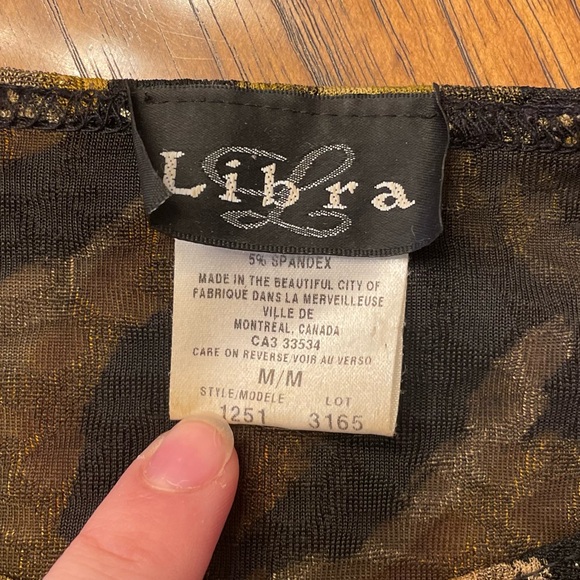 VINTAGE LIBRA ANIMAL PRINT M - Picture 5 of 6